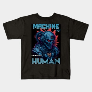 Machine Not Human Kids T-Shirt